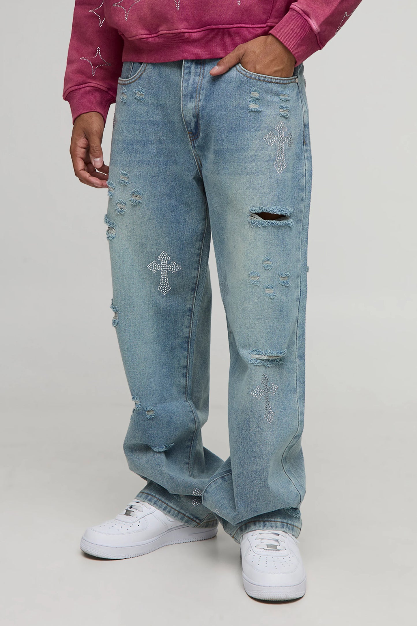 Chrome fashioned denims