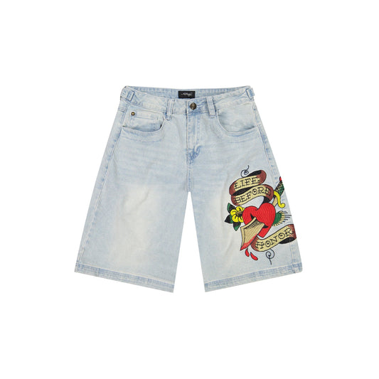 Hardy Denim cutoffs