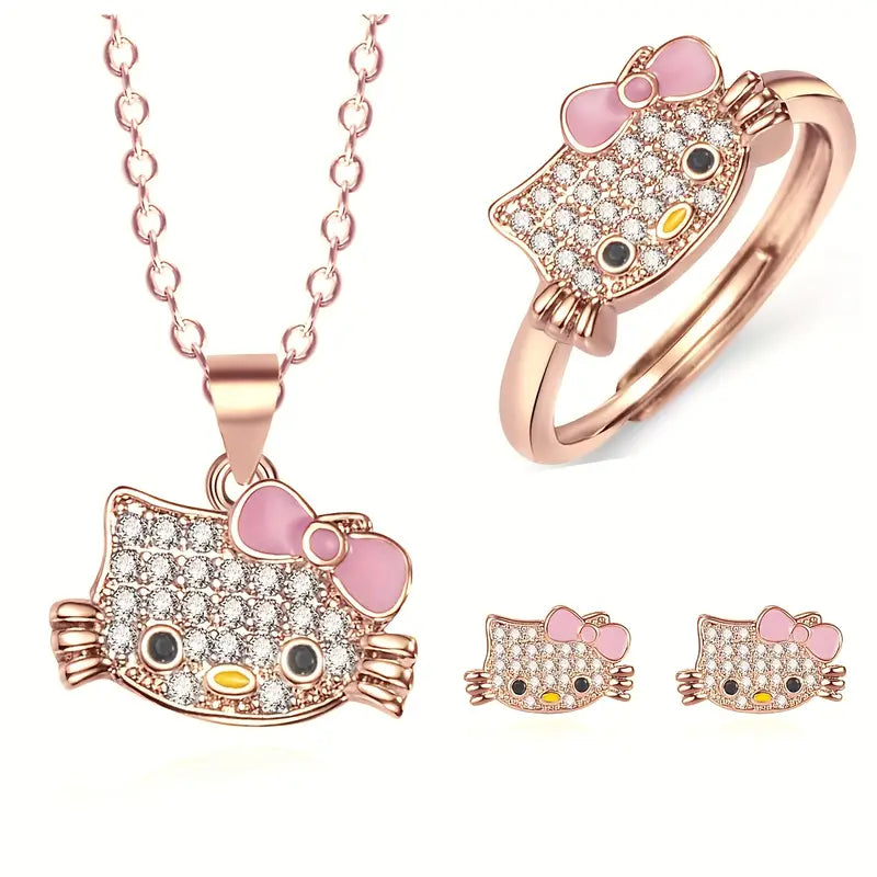 Hello Kitty jewelry set