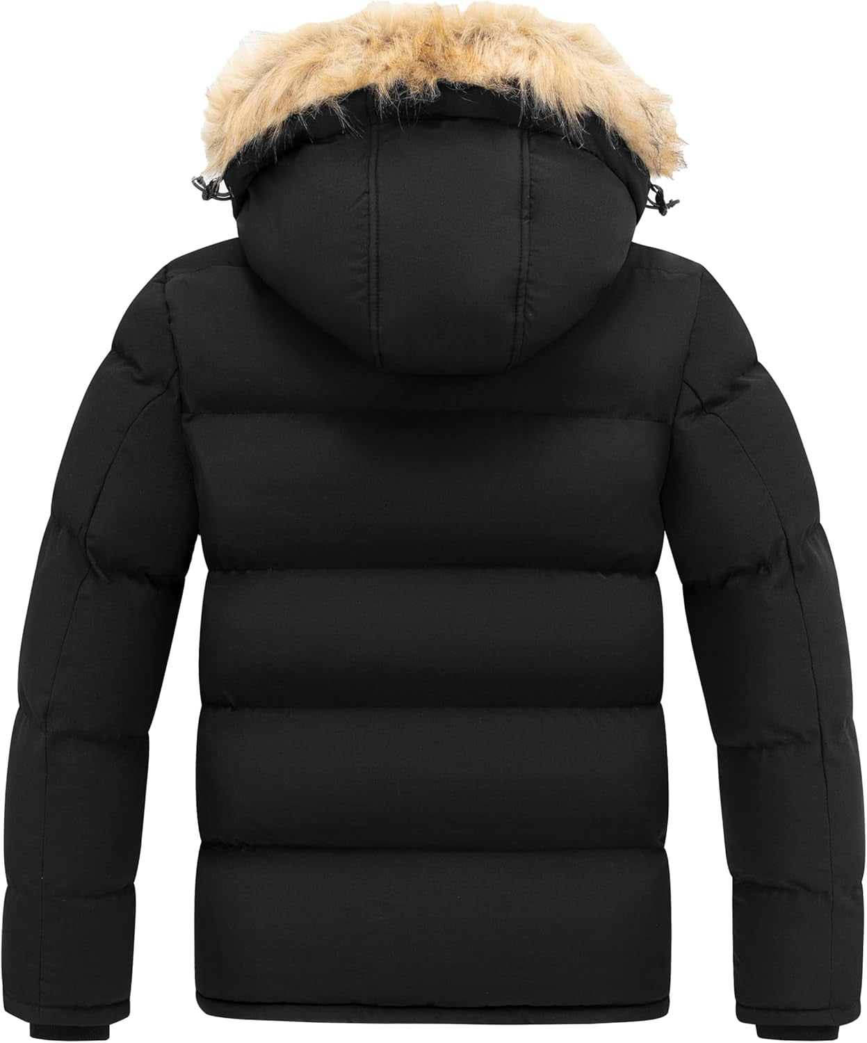 Men'S Hooded Winter Coat Waterproof Puffer Jacket Warmth Winter Jacket